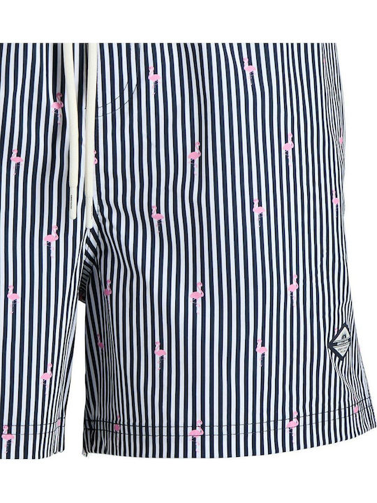 Men's Swimwear Shorts Navy Blazer Striped