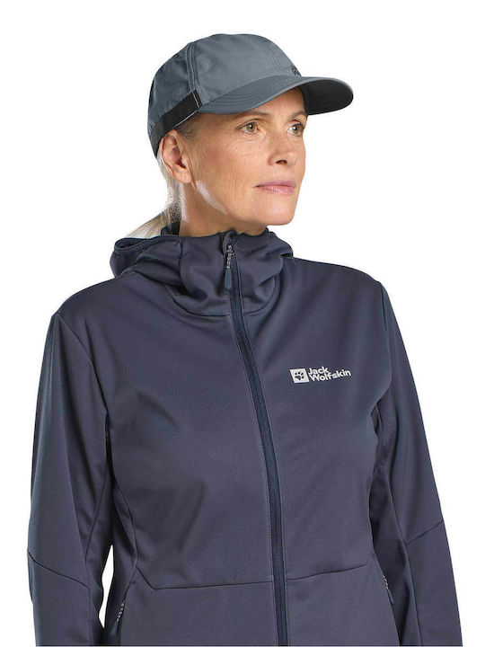 Jack Wolfskin Sportkappe Strap Grau Unisex