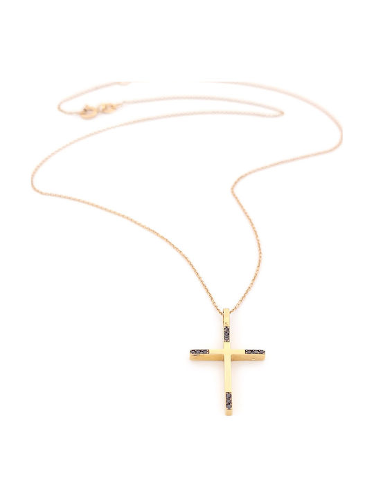 Cruce Roz Aur 18K Cruce Roz Aur 18K