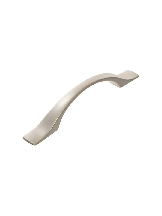 X-IT Furniture Handle Made of Metallic in Silver Colour with Hole Centers 96mm
