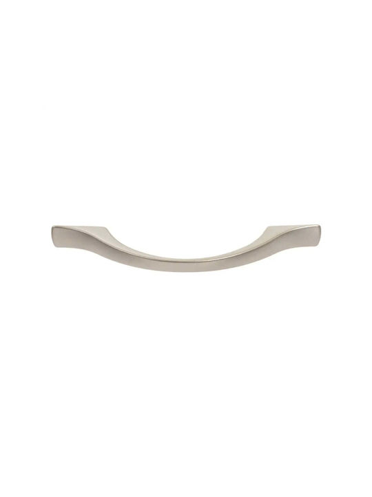 X-IT Furniture Handle Made of Metallic in Silver Colour with Hole Centers 96mm