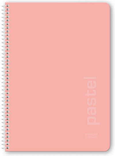 Logigraf Spiral Ruled Notebooks B5 120 Paper Sheets 4 Subjects 6 Pieces (Miscellaneous Designs)