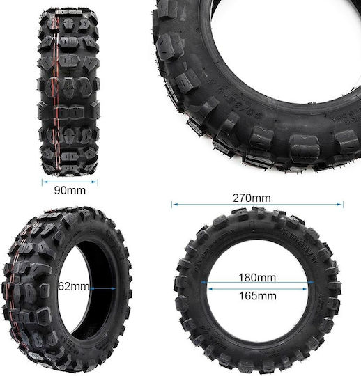 Tubeless Offroad Bereifung 90/65-6.5 Tuovt