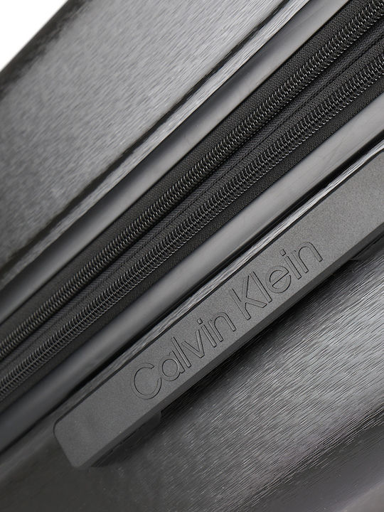 Calvin Klein Lh118hg4 Hartschale Kabinenkoffer Schwarz mit 4 Rädern Höhe 55cm