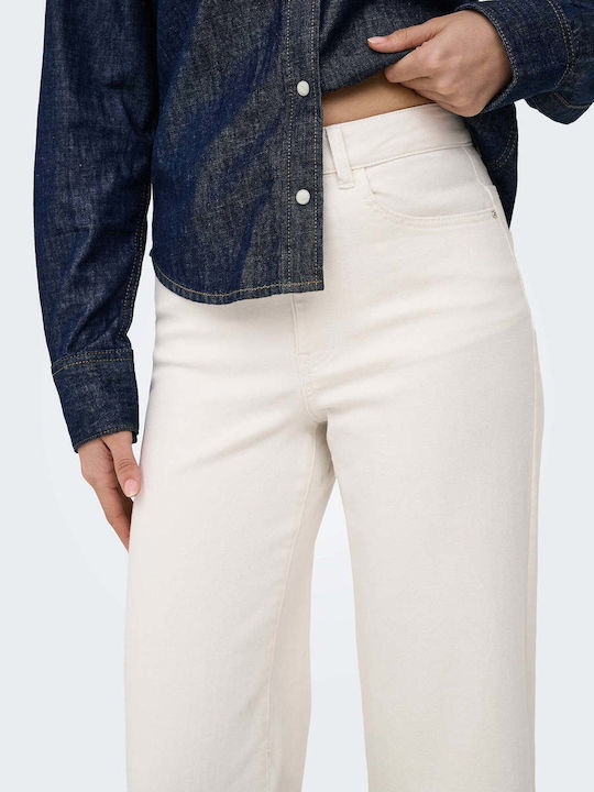 Only Women's Jean Pants Ecru