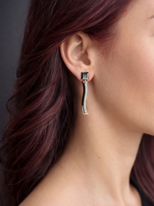 Rebecca Earrings with Stones