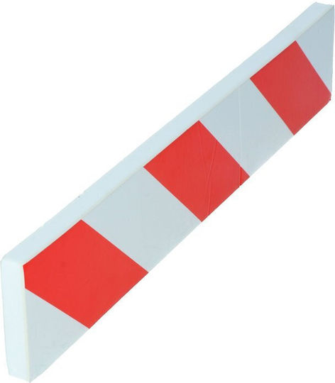 Carpoint Protective Foam Wall Stickers White Red 41x7.5x1.5cm 2 Pcs 2237828