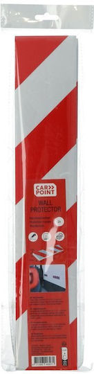 Carpoint Protective Foam Wall Stickers White Red 41x7.5x1.5cm 2 Pcs 2237828
