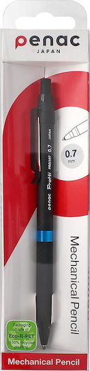 Penac Creion Mecanic Profesional Penac Protti Prd-107 0.7mm Corp Metalic Vârf Retractabil Negru Albastru