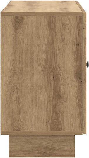 Буфет Дървен с Чекмеджета Дъб 89x34.5x60см