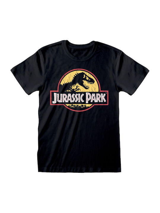 Jurassic Park Jurassic Park Black Cotton T-shirt Jurassic Park Jurassic Park Black Cotton T-shirt