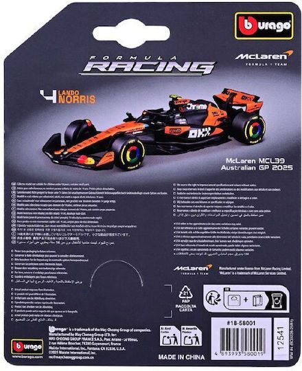 Bburago Αυτοκινητάκι 1:64 Formula 1