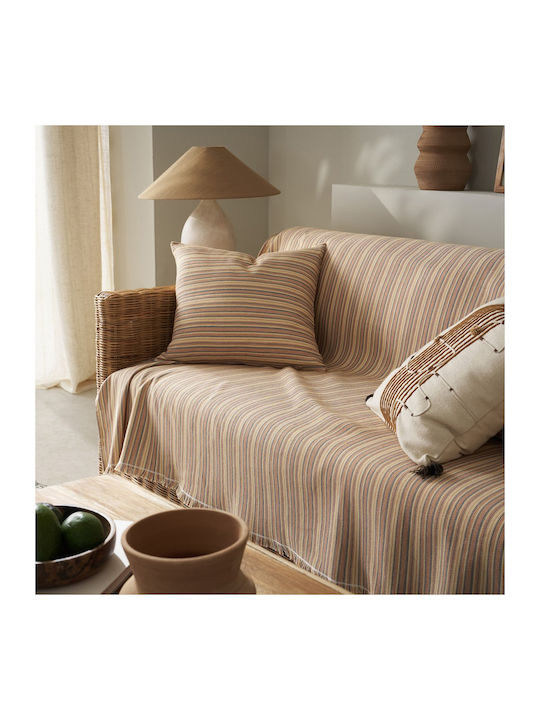 Gofis Home Nymeria Armchair Throw Jacquard 180x180cm Orange
