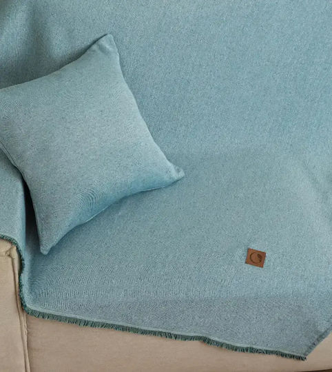 Borea Aura Sofa Throws 2 Seater 180x250cm Petrol Blue
