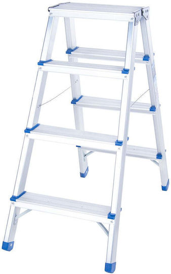 Geko Scară din Aluminiu cu 2x4 Trepte