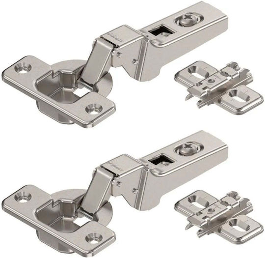 Half-cover Hinge Edge Medium Arm 2 Pieces Blum Clip 71m2650