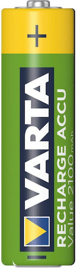 Varta Recharge Accu Value Rechargeable Batteries AA Ni-MH 2100mAh 1.2V 4pcs