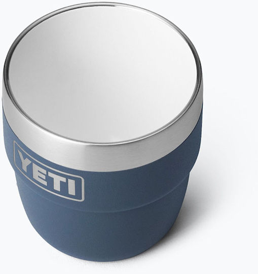 Yeti Rambler Becher Thermosflasche Rostfreier Stahl BPA-frei 118ml Schwarz