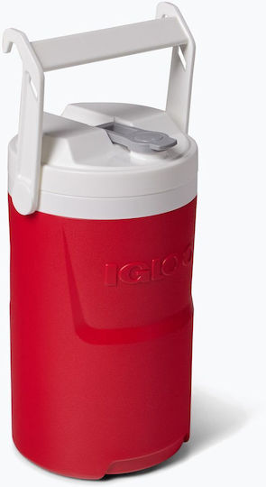 Igloo Gallon Μπουκάλι Θερμός Πλαστικό 3.8lt Red Star με Λαβή