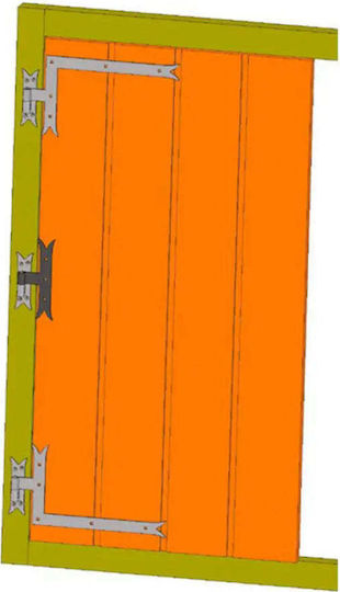 T-shaped Hinge Amig Mod.4400