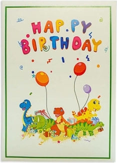 Kiriori Pop 3d Greeting Card Dinosaur