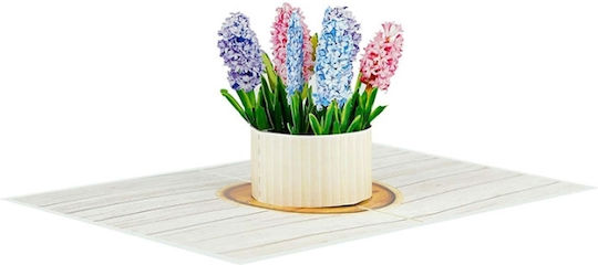 Kiriori Pop 3d Greeting Card Hyacinth