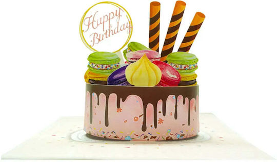 Pop-up "macaron Cake" Cake Card Kiriori 10730
