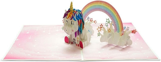 Kiriori Card De Salutare Pop 3d Unicorn