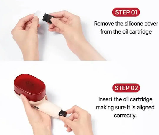 Moev Oil Cartridges Set 2 Pcs Replacement Oil for Moev Hair Steamer Pro Set of 2 Pieces