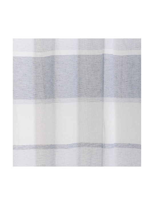 Κουρτίνα με Τρουκς Blue 140x260εκ.