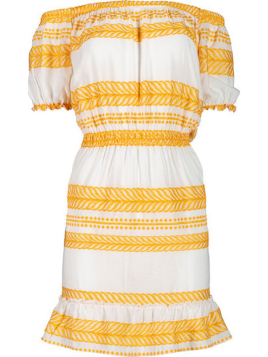 Pink Label Women's Caftan Beachwear Yellow