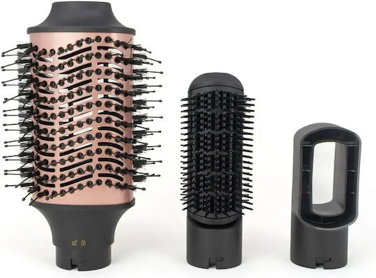 Jocca Ceramic Electric Hair Brush with Air for Hair Straightening and Curls