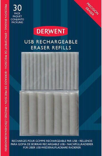 Derwent Eraser Refill Derwent Professional 2305810 30 Pieces Set White