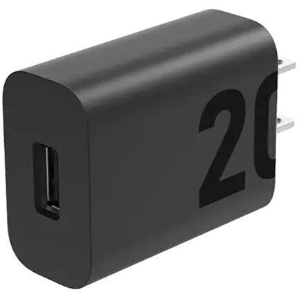 Lenovo Charger Without Cable with USB-A Port 20W Quick Charge 3.0 Black (ZG38C07909)