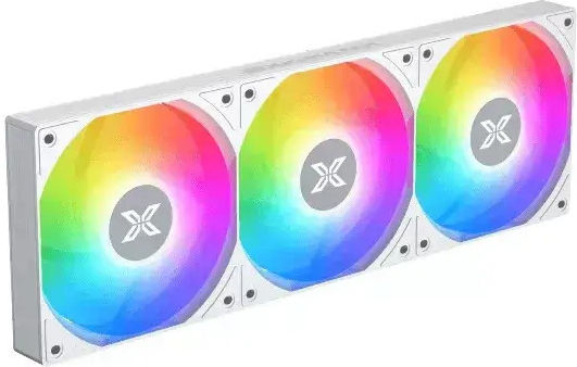 Xigmatek Fenix II 360 Water Cooling AIO CPU With 3 Fans 120mm And ARGB Lighting White