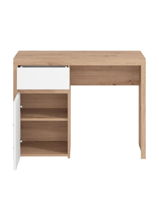 Wooden Desk White 98x45x74cm