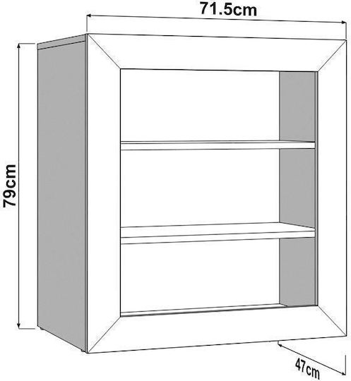 Fülliana Schreibtisch Eudox Holz Weiß 72x47x79cm