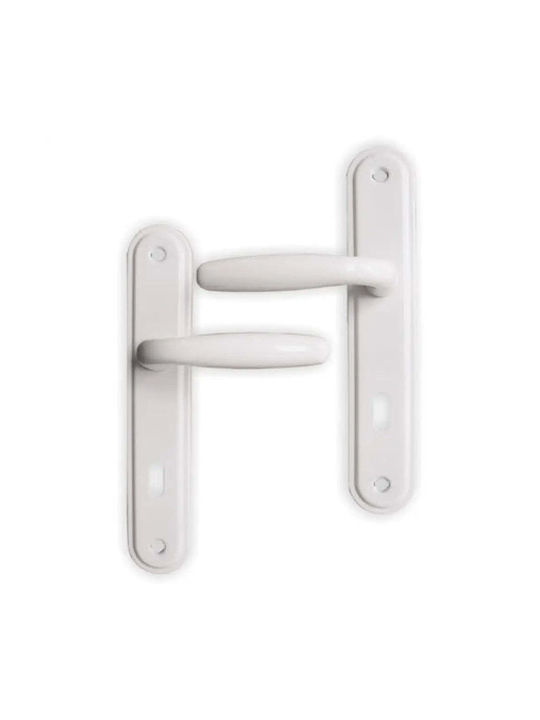 Yale Middle Door Lever White