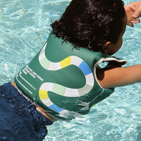 Sunnylife Kinder Rettungsweste 3-6 Jahre Into Jungle Grün