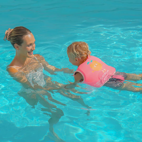 Sunnylife Swimming Vest 2-3 Years Poppy Peach Neon Pink 26180091