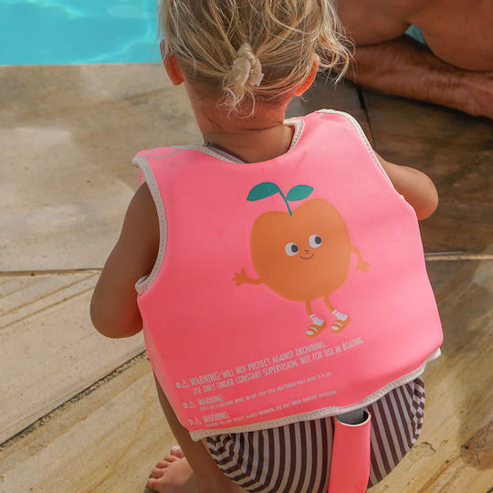 Sunnylife Swimming Vest 2-3 Years Poppy Peach Neon Pink 26180091
