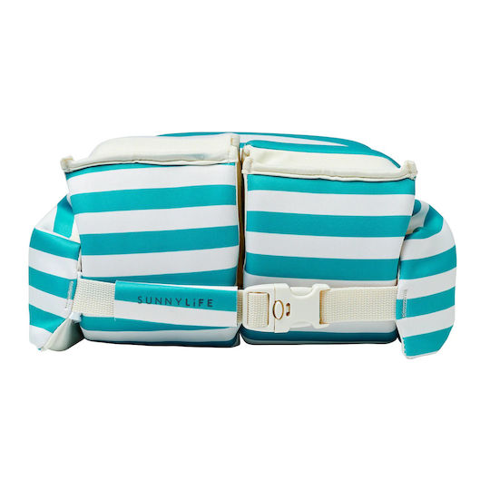 Sunnylife Σωσίβιο Γιλέκο 3-6 Ετών Poppy Peach Green Stripe 26180128