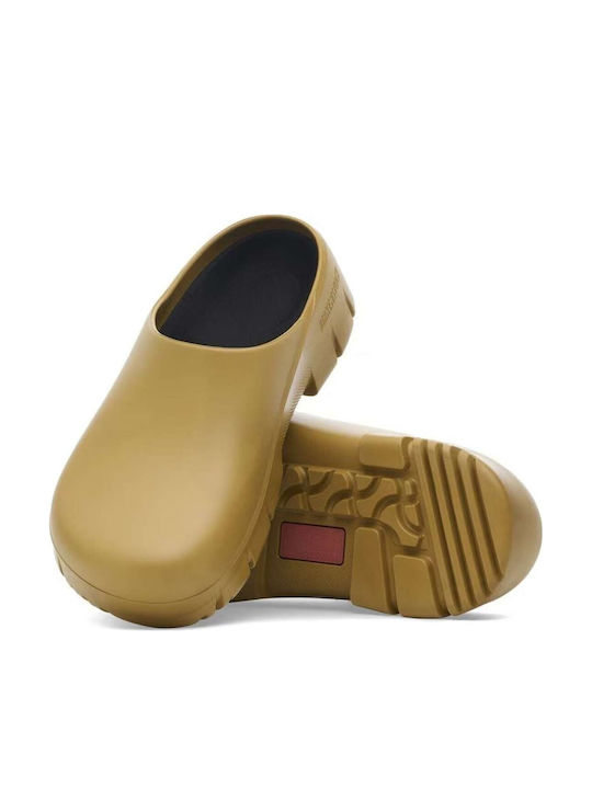 Birkenstock Ανατομικά Σαμπό Καφέ