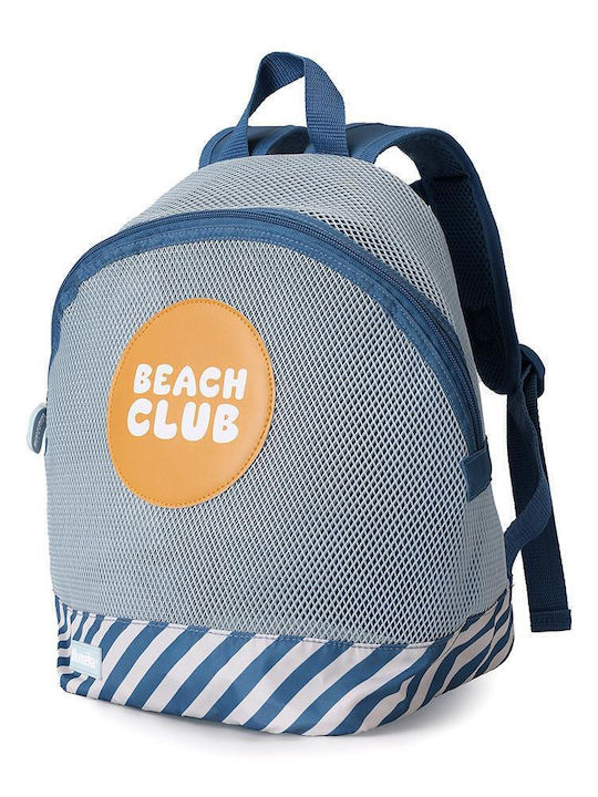 Baby Oliver Kindergarten Backpack School Bag Blue with Water Bottle Holder