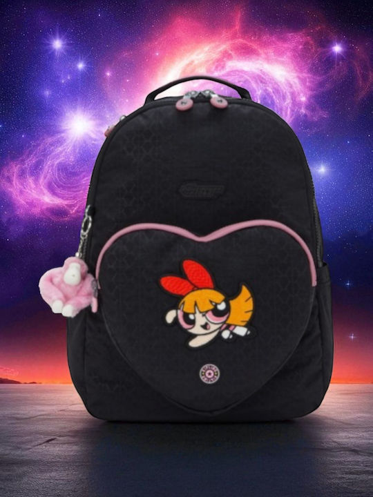 Kipling Ученическа Черна Раница