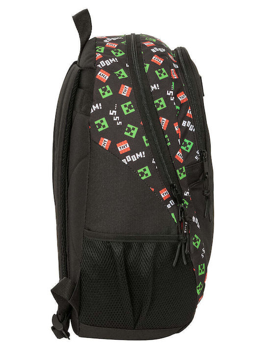 Safta Schulranzen Rucksack Kindergarten Schwarz 23l 32 x 16 x 44cm