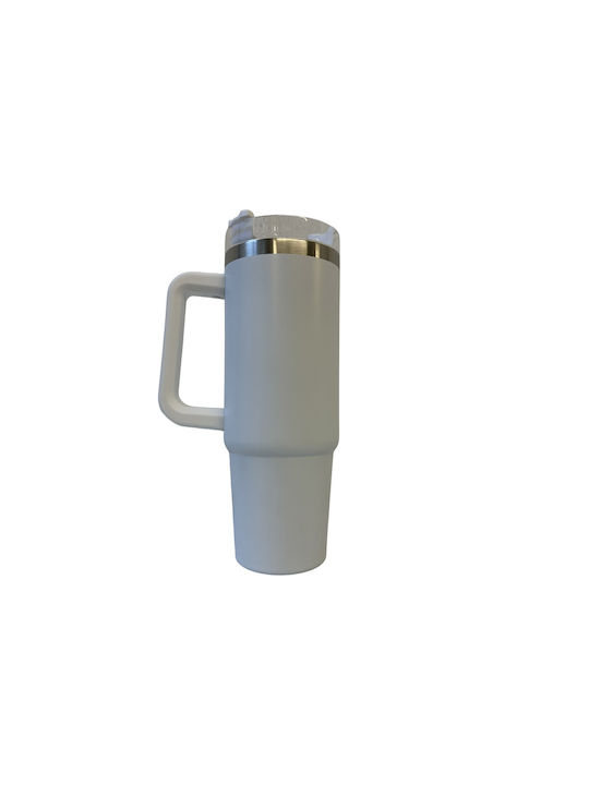 District75 Wasserflasche 900ml Weiß