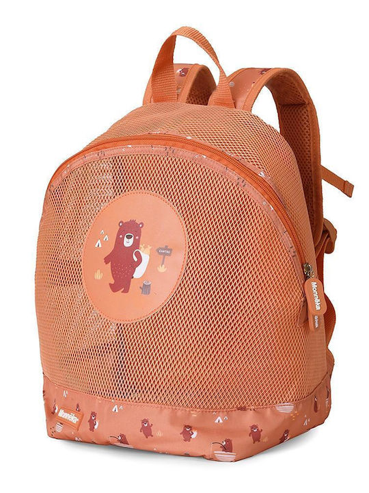 Baby Oliver Kindergarten Backpack Beige with Water Bottle Holder