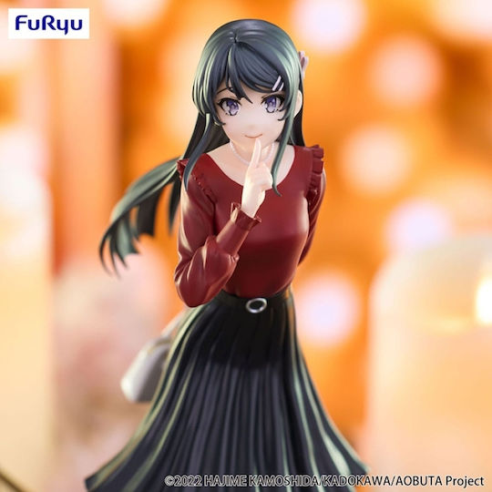 Rascal Does Not Dream Bunny Girl Senpai Trio-try-it Pvc Statue Mai Sakurajima Winter Outfit Ver 21 Cm