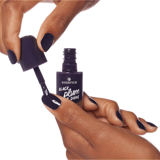 Essence Glossy Βερνίκι Νυχιών Μακράς Διαρκείας 84 Black Plum & Done 8ml